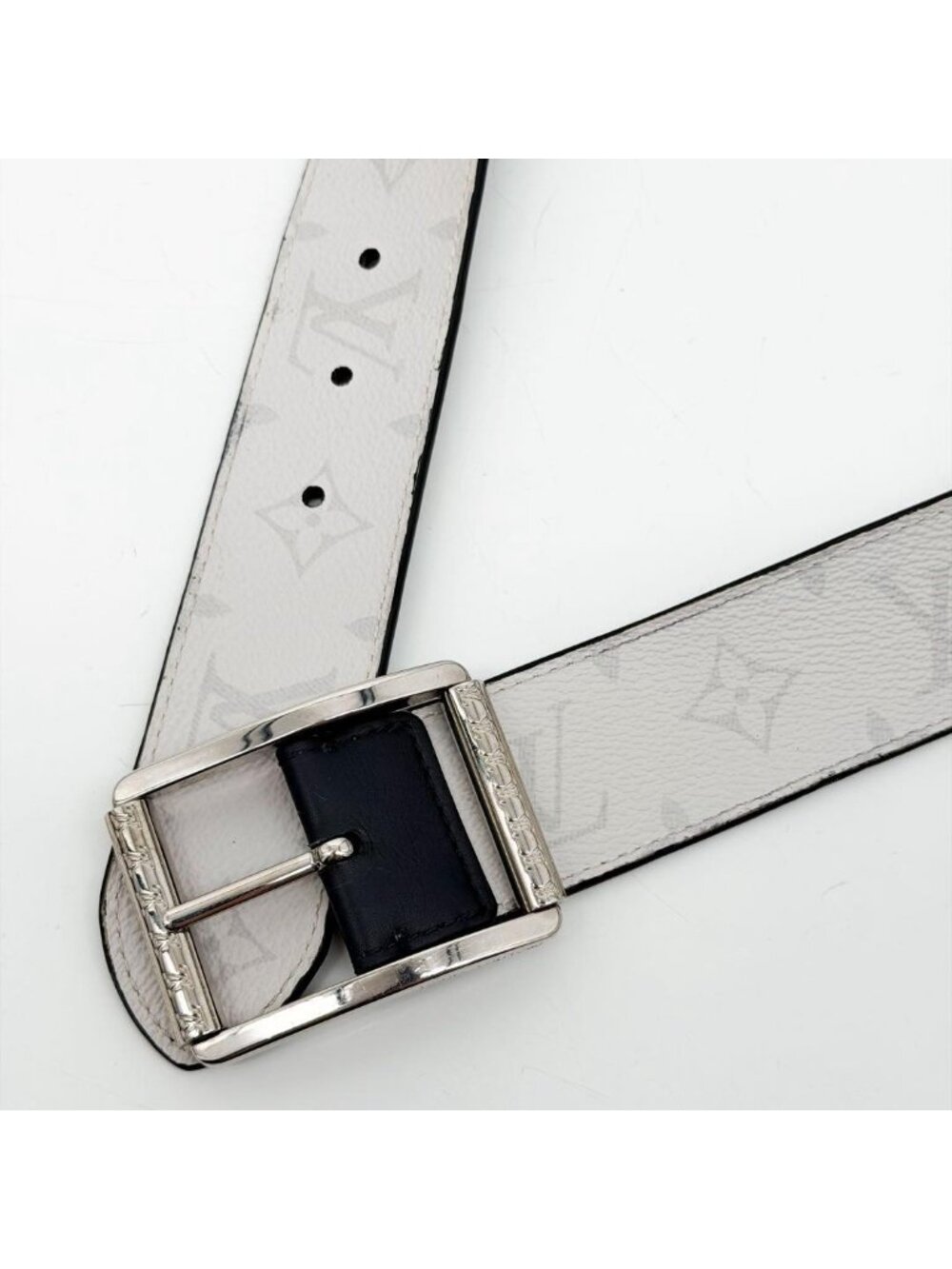 Louis Vuitton Ceinture Reverso Taigarama Reversible Leather Belt - Picture 3 of 8